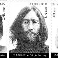 Lanzan sellos postales con la imagen de John Lennon por el Día Internacional de la Paz