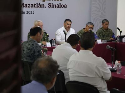 Gabinete federal plantea refuerzo de seguridad para Mazatlán