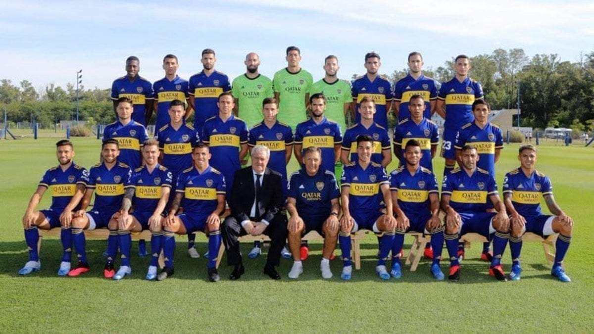 Plantel de Boca 2020. Fuente: (Twitter).