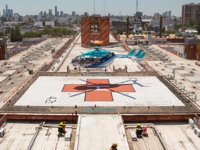 El Garrahan reactivó su helipuerto propio tras cuatro años de inhabilitación