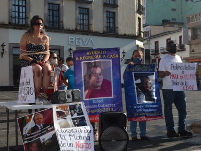 ¡Que cumpla su palabra! Exigen colectivos de desaparecidos a López Obrador