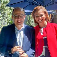 "Maru" Campos, candidata del PAN en Chihuahua, recibe consejos de Calderón