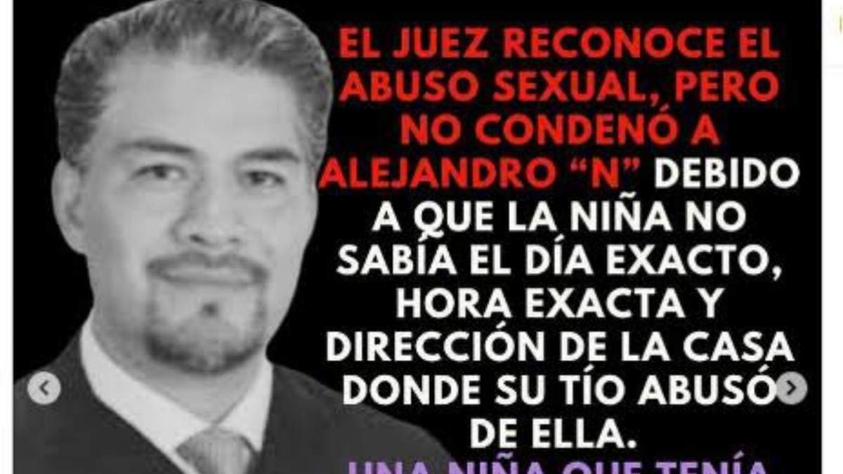 Protesta por la absolución del presunto agresor de una menor de edad.