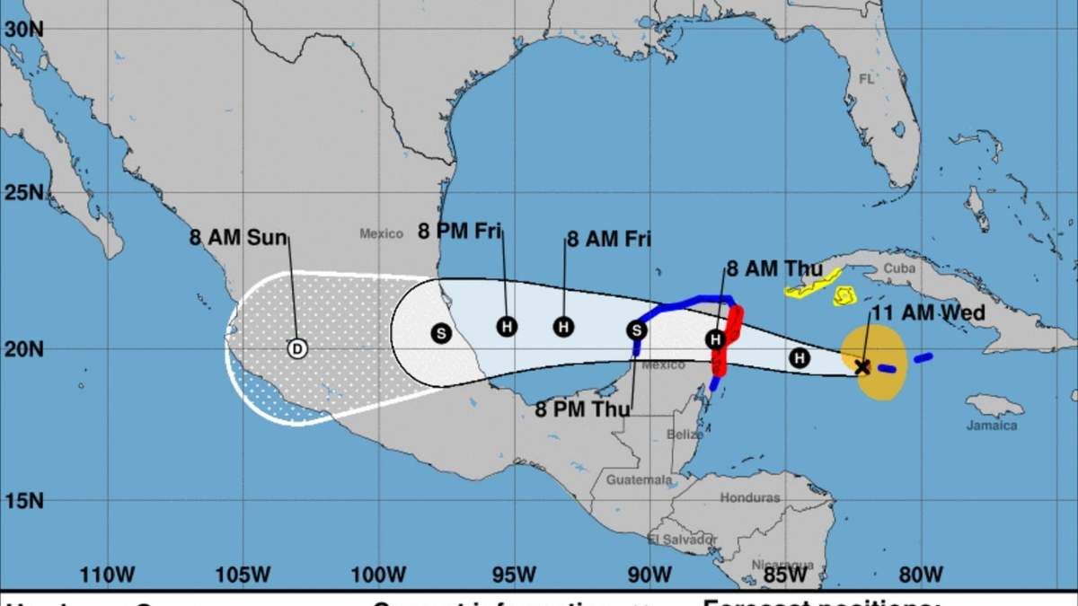 Se espera que Grace llegue a México la madrugada del jueves