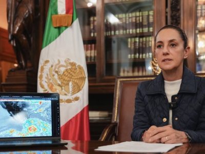 Sheinbaum emite recomendaciones a Guerrero y Oaxaca por huracán Erick (Video)