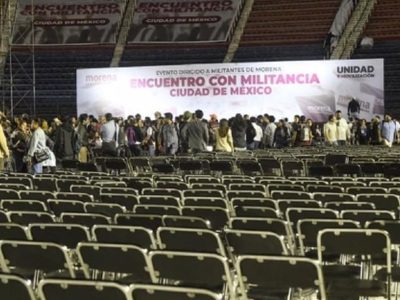 Tras mitin fallido, Claudia Sheinbaum cambia el Estadio Azul por la Arena México