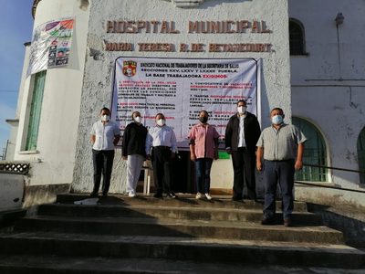 Trabajadores de la Secretaría de Salud paran labores en Puebla