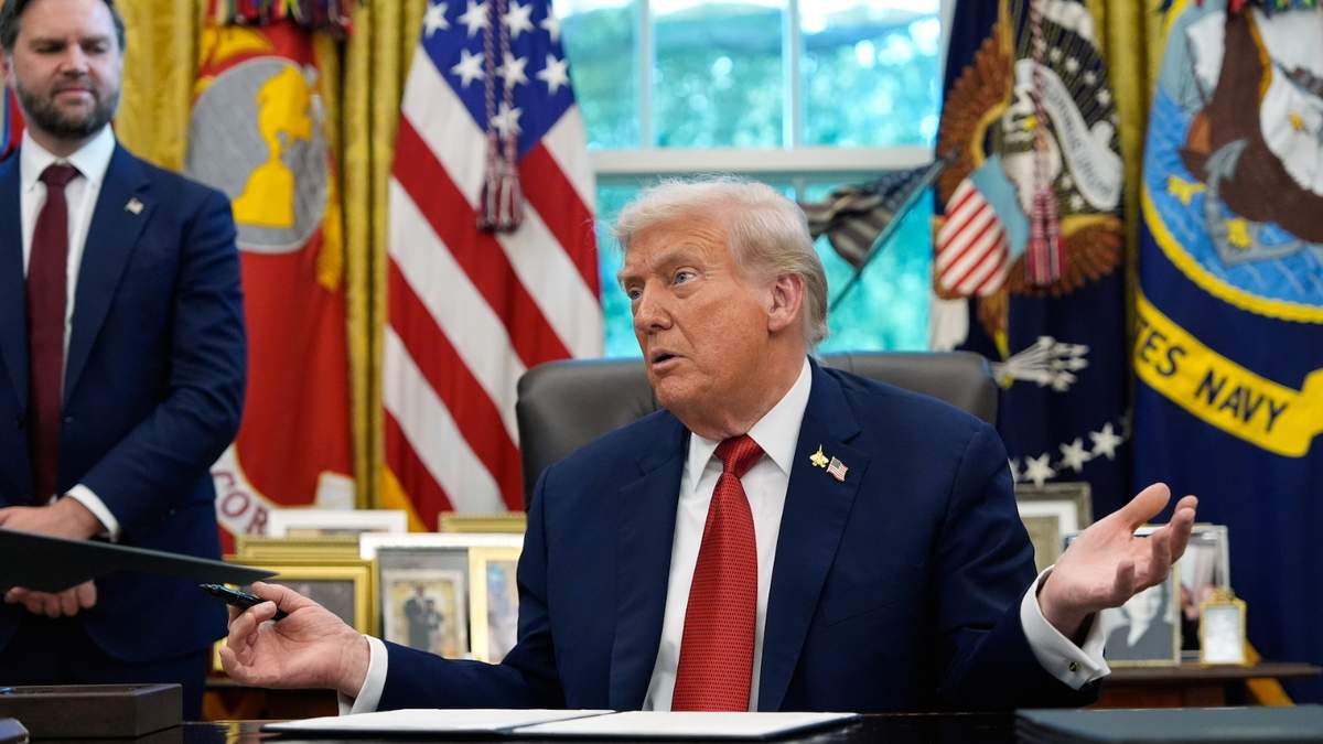 Donald Trump y el vicepresidente JD Vance
