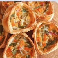 Para maridar con amigos: receta de las más fáciles y ricas, canastitas de verduras