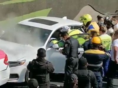 Matan a automovilista en bajo puente de San Antonio Abad, dirección Zócalo
