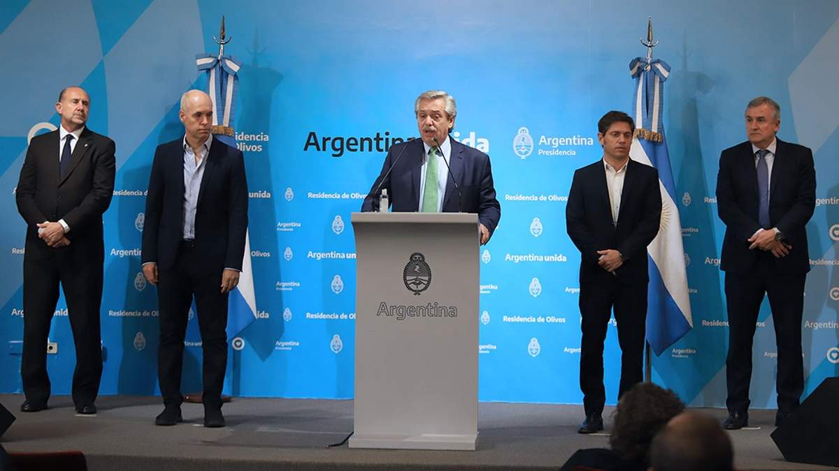 Presidente Alberto Fernández con gobernadores. Fuente: (Twitter)
