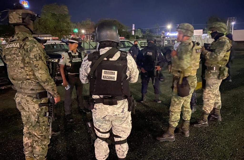 Elementos de la GN en Oaxaca