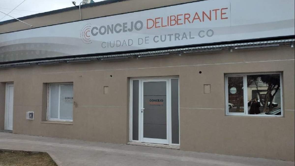 Concejo Deliberante de Cutral Co. Fuente: (Cutral Co al Instante)