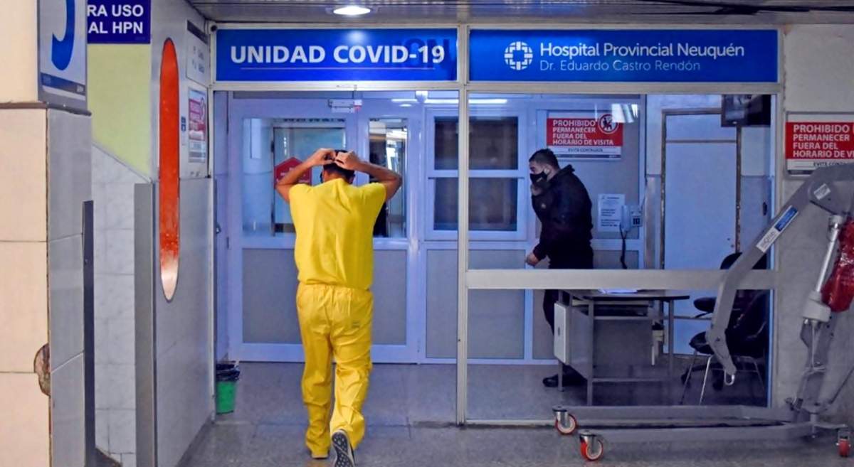 Unidad COVID en el Castro Rendón. Fuente: (Twitter)