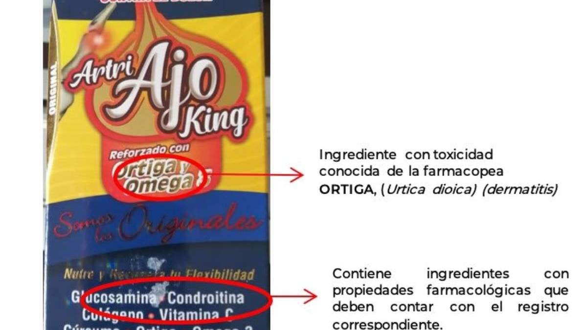 El “Artri Ajo King reforzado con Ortiga Omega 3”