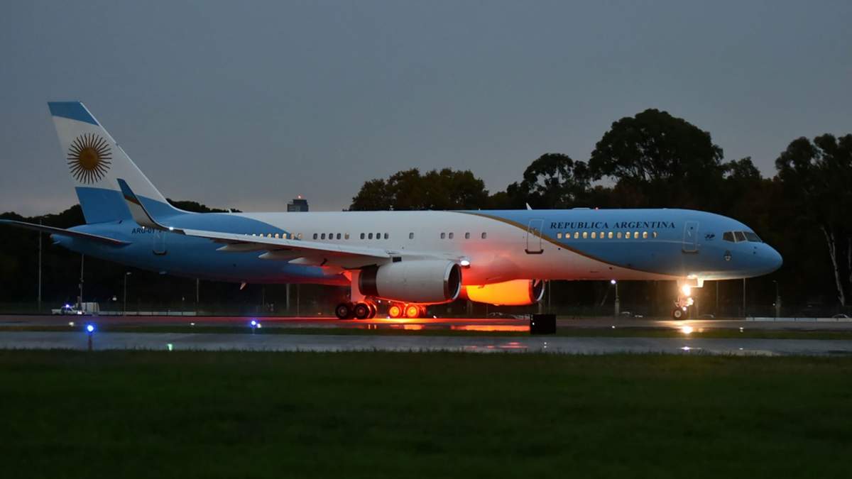 Nuevo avión presidencial. Fuente: (Twitter)