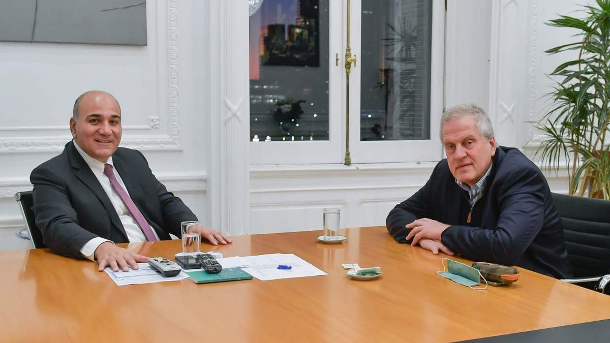 Juan Manzur y Jaime Perczyk. Fuente: (Twitter)