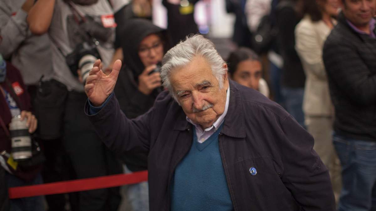 José Mujica durante una visita a México en 2019.