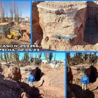 Contaminación con PCB: desenterraron el bloque de cemento que se encontró en la Cooperativa de Plott