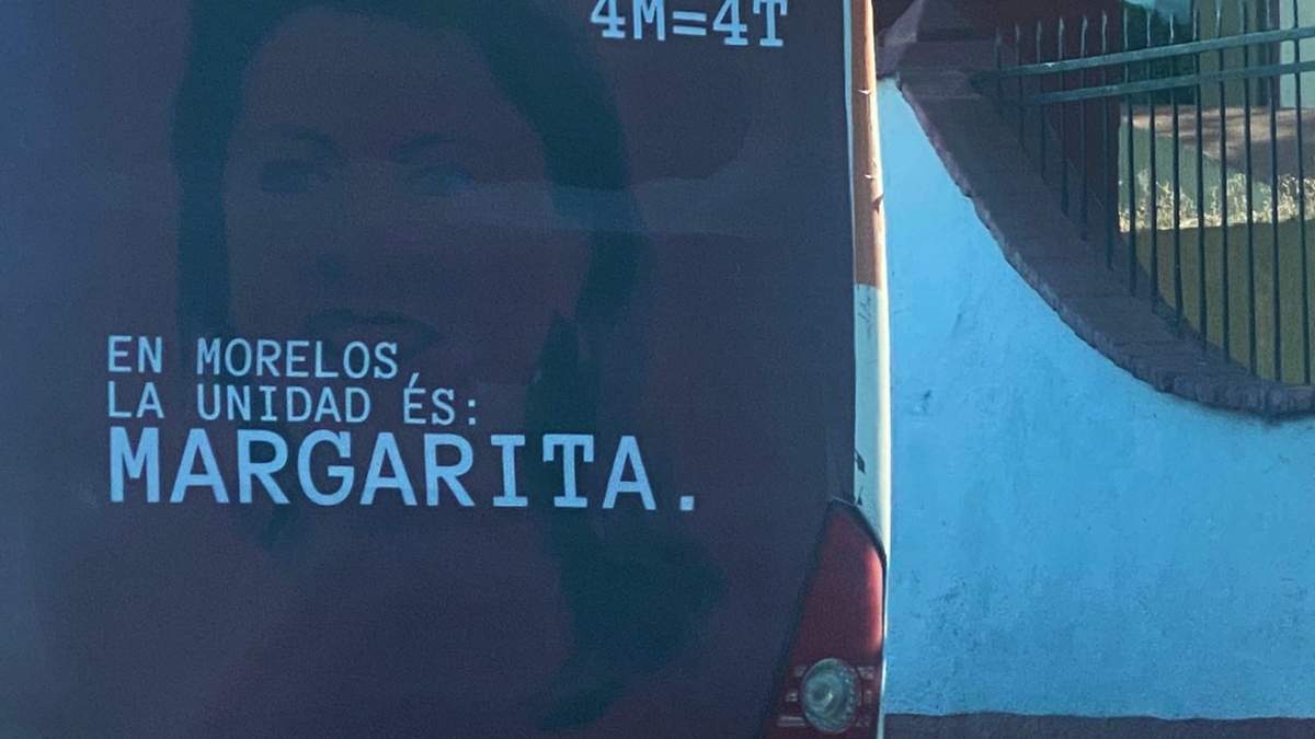 Un anuncio que promueve a Margarita González Sarabia