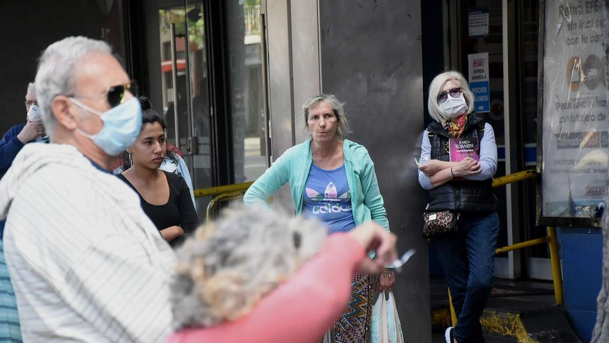 Los jubilados se vieron afectados por la pandemia. Fuente: (Twitter)