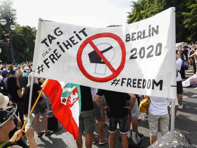 Berlín prohibió una “marcha anticuarentena”