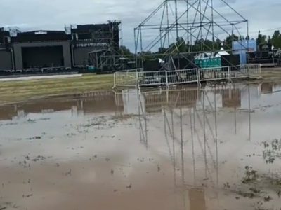 Así está el predio de la Fiesta de la Confluencia en la Isla 132: ¿Qué pasará?