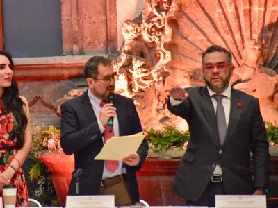 Alcalde de La Magdalena Contreras toma protesta como coordinador estatal de la AALMAC