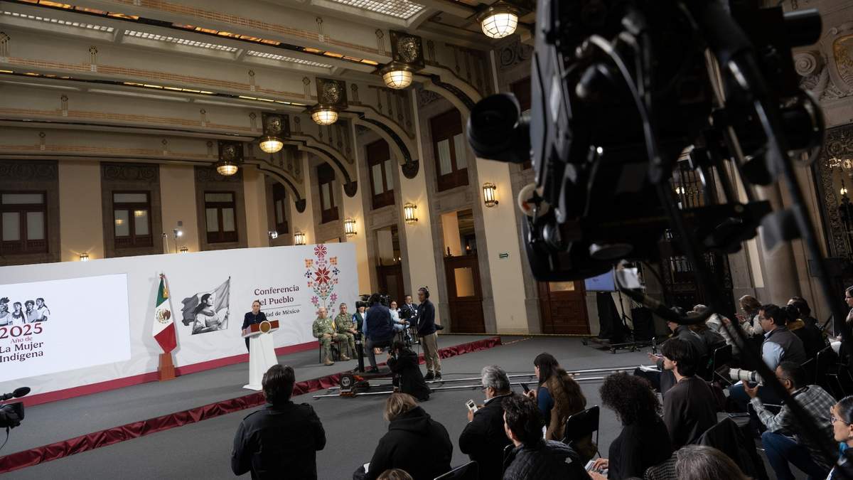La conferencia será en Palacio Nacional como es habitual