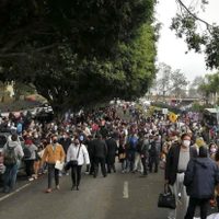Veracruz: Filas, fiesta y acarreos políticos