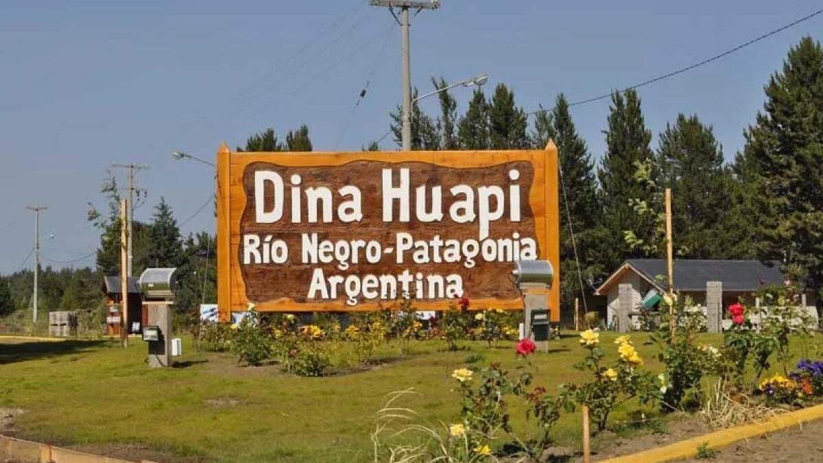 Dina Huapi. Fuente: (Twitter)