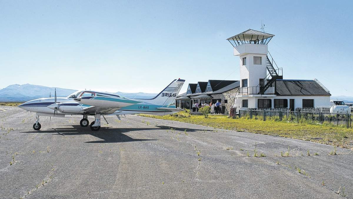 Aeropuerto de Zapala. Fuente: (Twitter)