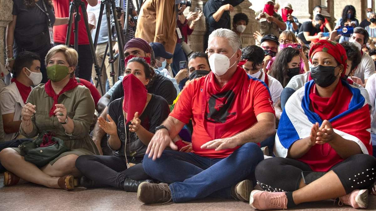 El gobierno del presidente Miguel Díaz-Canel ha desplegado un operativo de seguridad en la zona