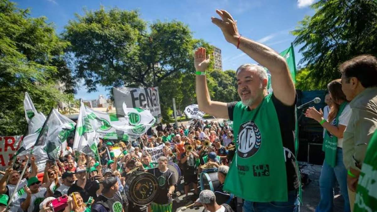 La ATE mantiene su absoluto rechazo a las medidas de Milei. Fuente: (Twitter)