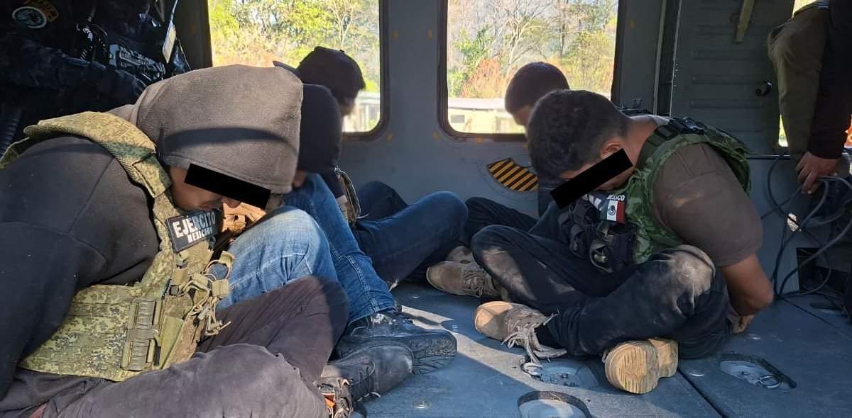 Detienen a presuntos integrantes del Cártel de Sinaloa y del CJNG