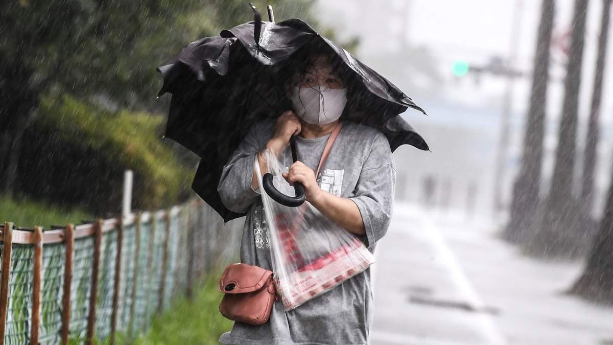 Las lluvias intensas amenazan a Japón. Fuente: (Twitter)