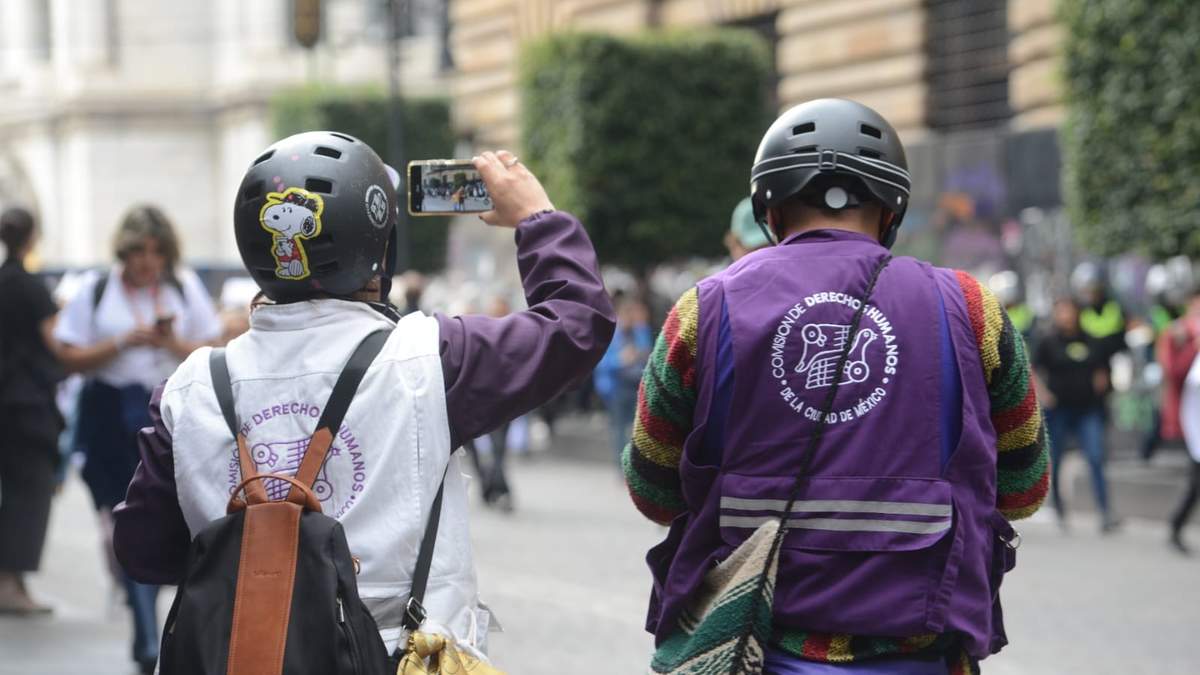 Personal de la Comisión de Derechos Humanos de la Ciudad de México