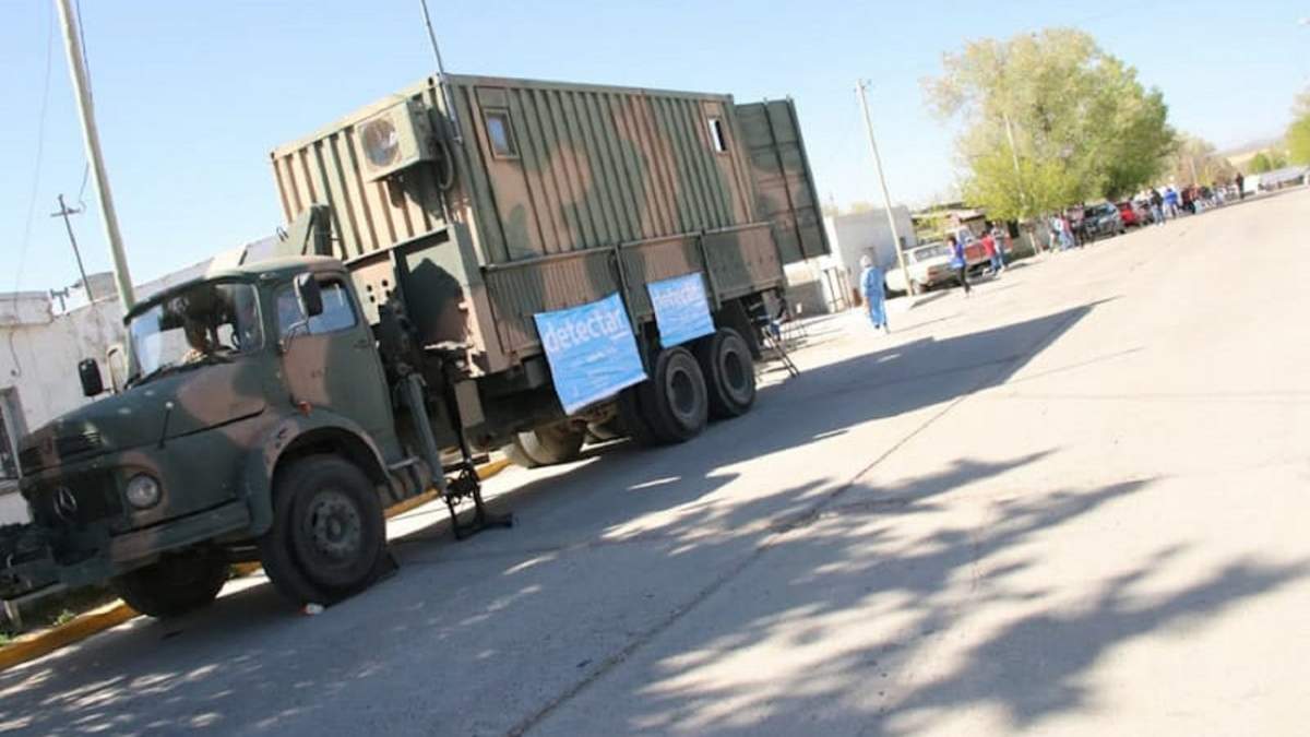 Fundamental participación del Ejército Argentino en el trabajo del DetectAR. Fuente: (Twitter).