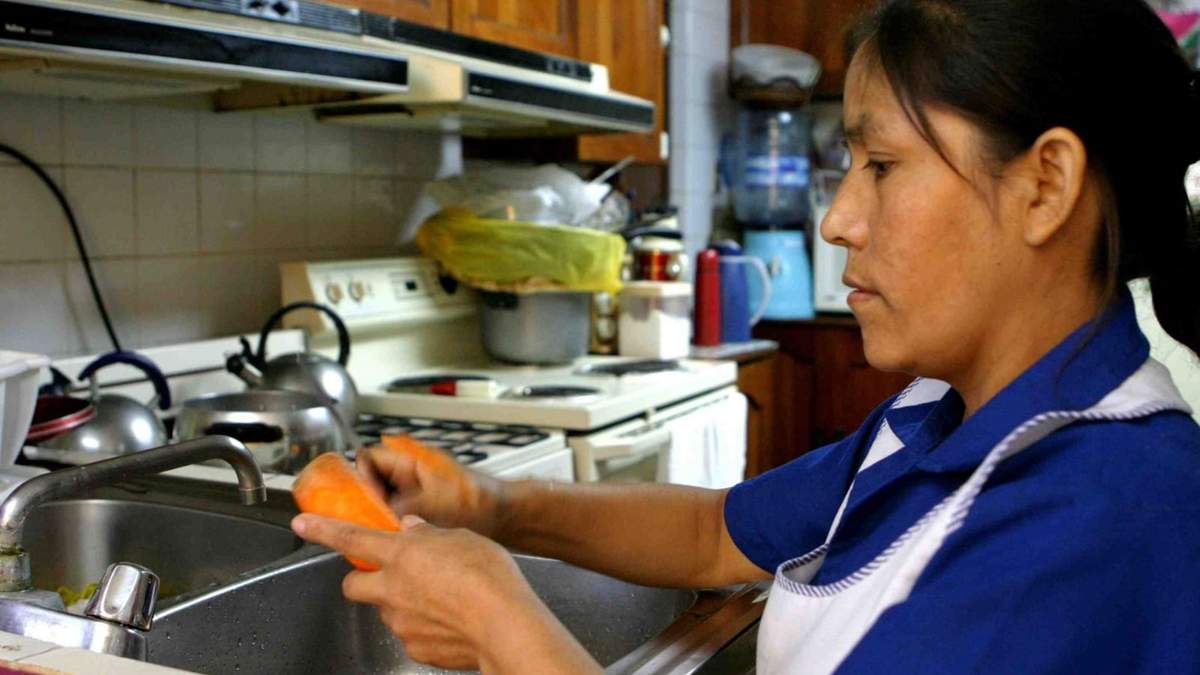 Las empleadas domésticas cobran según las tareas realizadas. Fuente: (X)