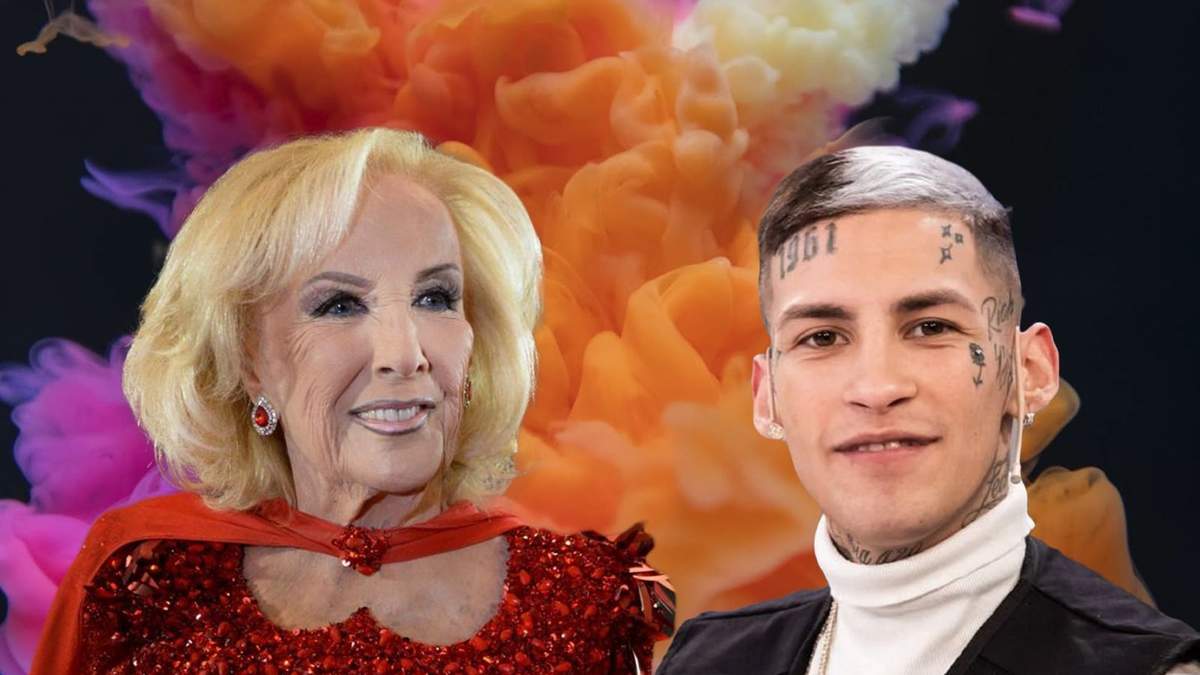 Mirtha Legrand y L-Gante. Fuente: (Minuto Neuquén)