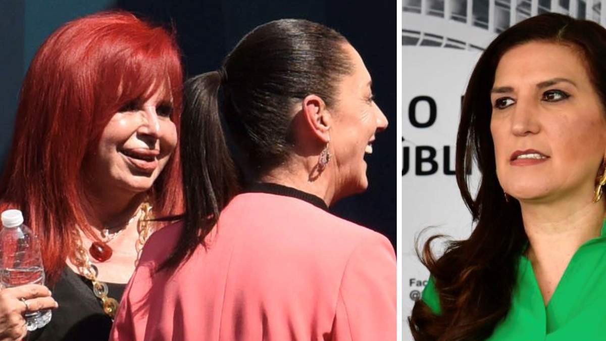 Layda Sansores, Claudia Sheinbaum y Kenia López Rabadán