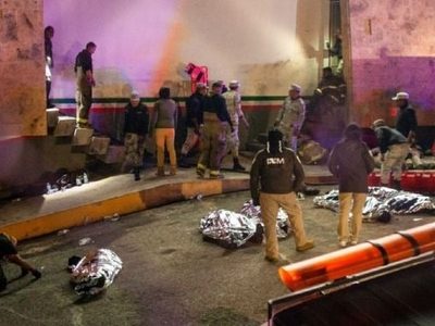 Organizaciones exigen justicia por incendio de 2023 ocurrido en el INM de Ciudad Juárez