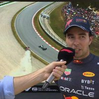"Checo" Pérez sube al podio en segundo lugar del Gran Premio de España