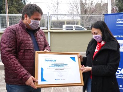 Mariano Gaido brindó un reconocimiento especial a quienes trabajan en el DetectAR céntrico