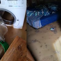 Un aluvión de agua en Zapala dejó viviendas inundadas y calles abnegadas