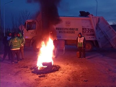 Trabajadores de ATE de Vista Alegre endurecen las medidas contra el municipio