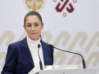 "¿Por qué no hablan del juicio contra García Luna?", revira Sheinbaum al PAN