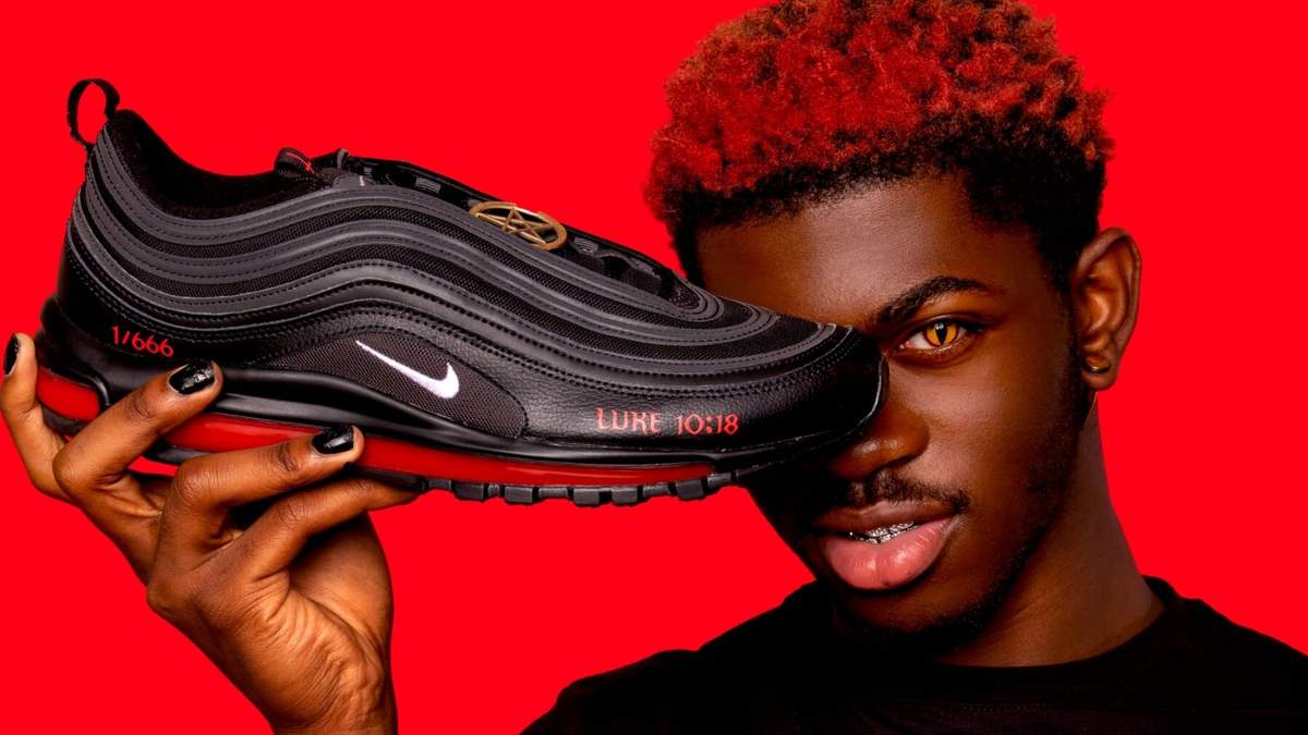 Lil Nas X, cantante estadounidense creador de los "Satán Shoes". Fuente: (Twitter)