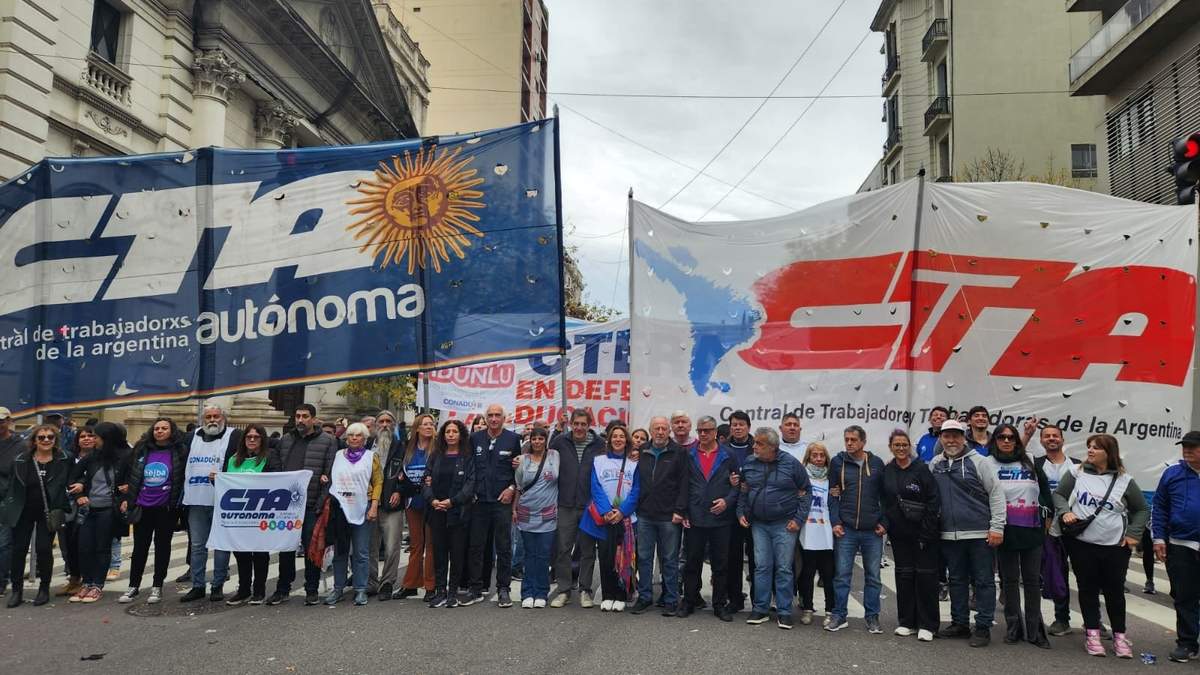 Las CTA se unen contra el ajuste de Milei. Fuente: (X)
