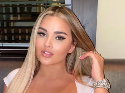 "¿Tu color favorito?": Anastasiya Kvitko se equivoca de talle y no quedó nada a la imaginación